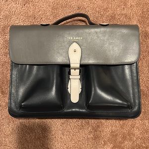 Ted Baker Leather Colorblock Briefcase
